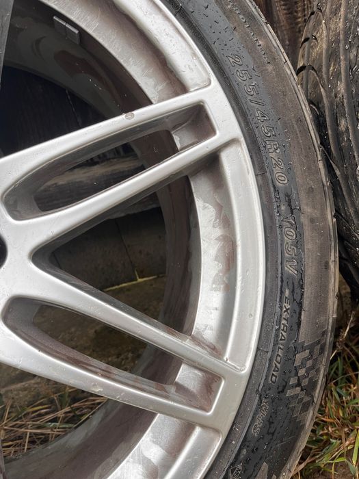 Set jante de aliaj originale Audi Q5+anvelope