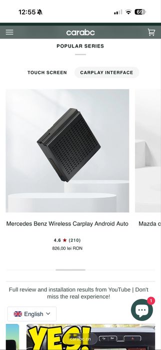 Modul carplay mercedes ntg 4.5