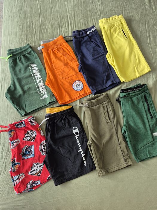 Лот от 8 къси панталони за ръст 140см