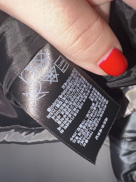 Geacă L The North Face negru neagră gri alb albă  Nouă nepurata new