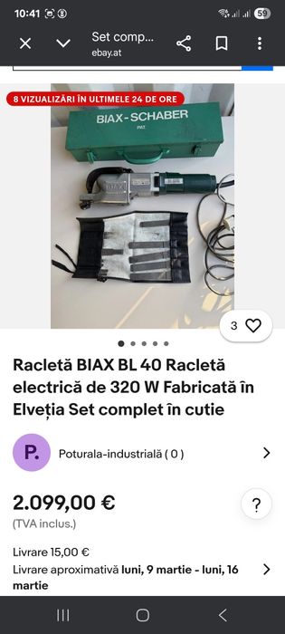 Racleta Biax Schaber BL 40