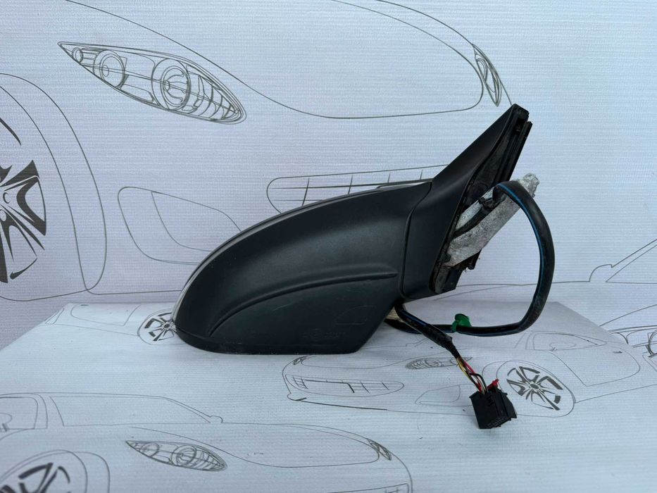 Oglindă Dreaptă 6 PINI VW Golf 7 2014 / 2012-2020 / Cod OEM 5G2857508AF (5C2)