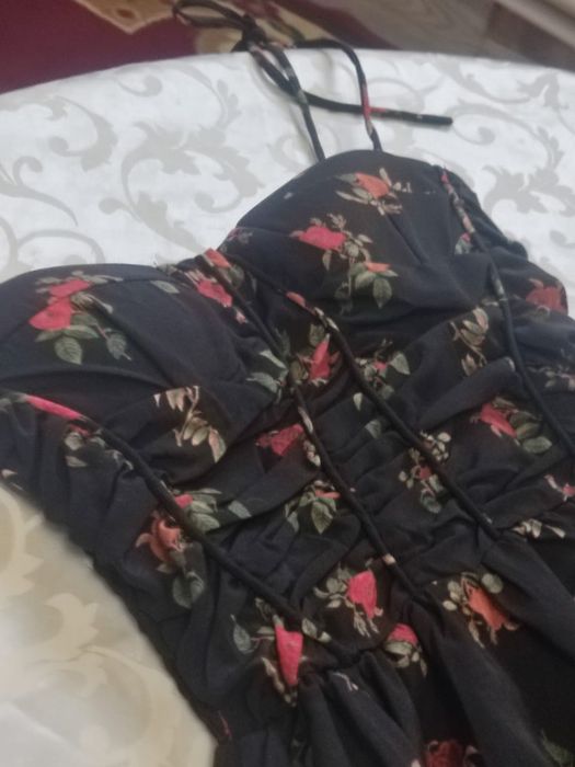 летнее платье черное