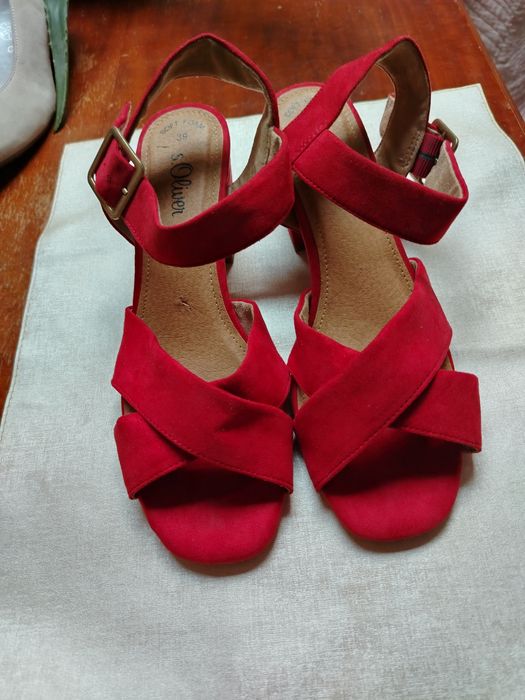 Sandale piele intoarsa