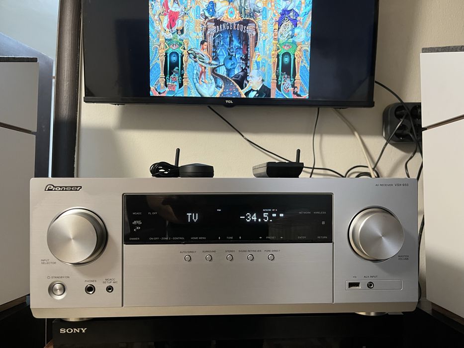 Pioneer VSX-933 7.2/4k/Atmos/Bluetooth/Spotify/Airplay/Wifi/Usb .