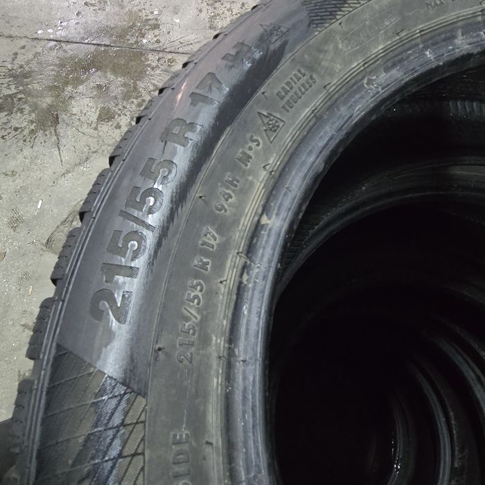 2x 215/55/17 M+S CONTINENTAL Stare excelentă