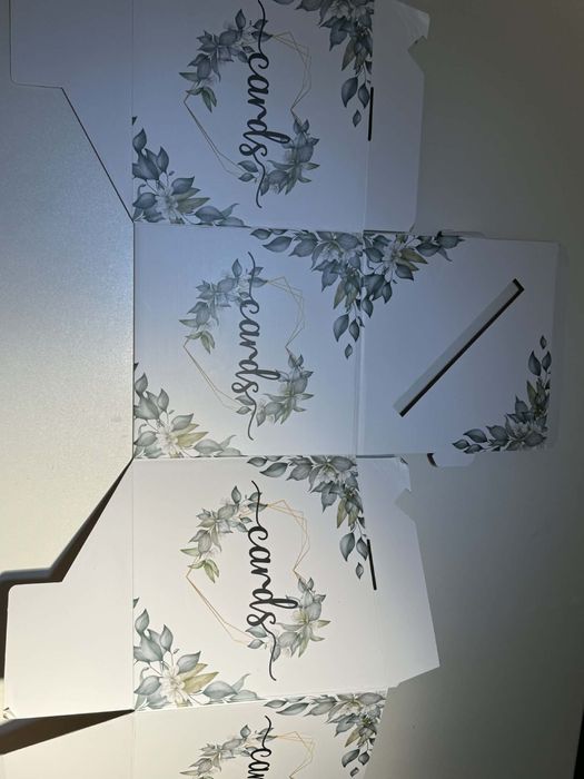 украса за сватба, обувки, ветрила , кутия за пари и картички