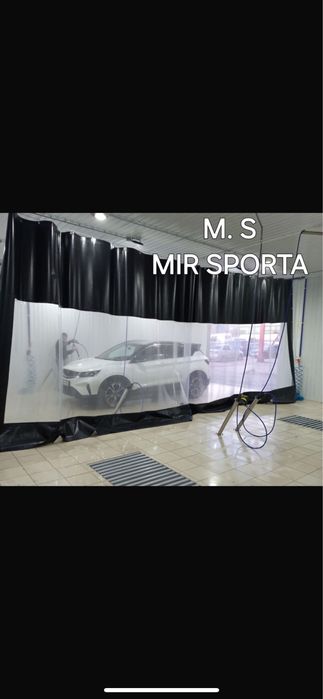 Шторы для автомойки  единоборства локс