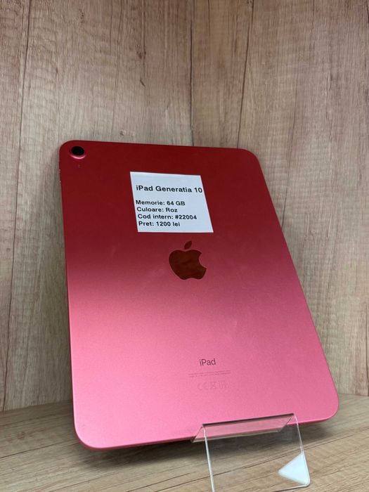 iPad Generatia 10 A16 64GB Roz Pink #22004