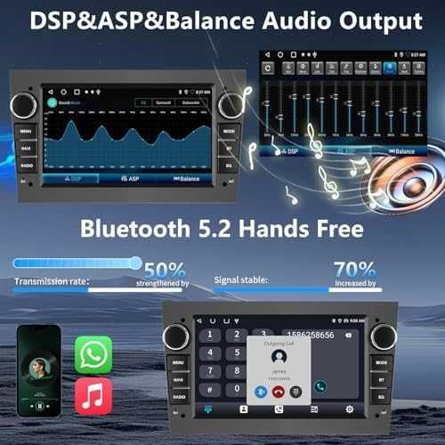 Нова Авто навигация Android Opel Vivaro Vectra CarPlay кола автомобил