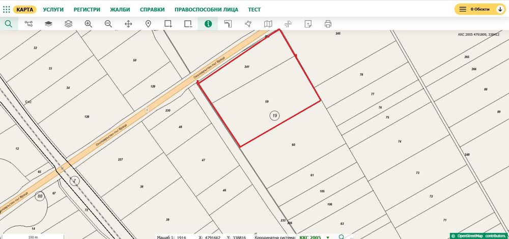 Инвестиционен парцел на магистрала Видин-Ботевград