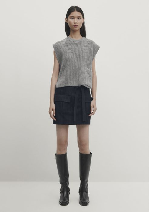 Vesta tricotata Massimo Dutti Studio