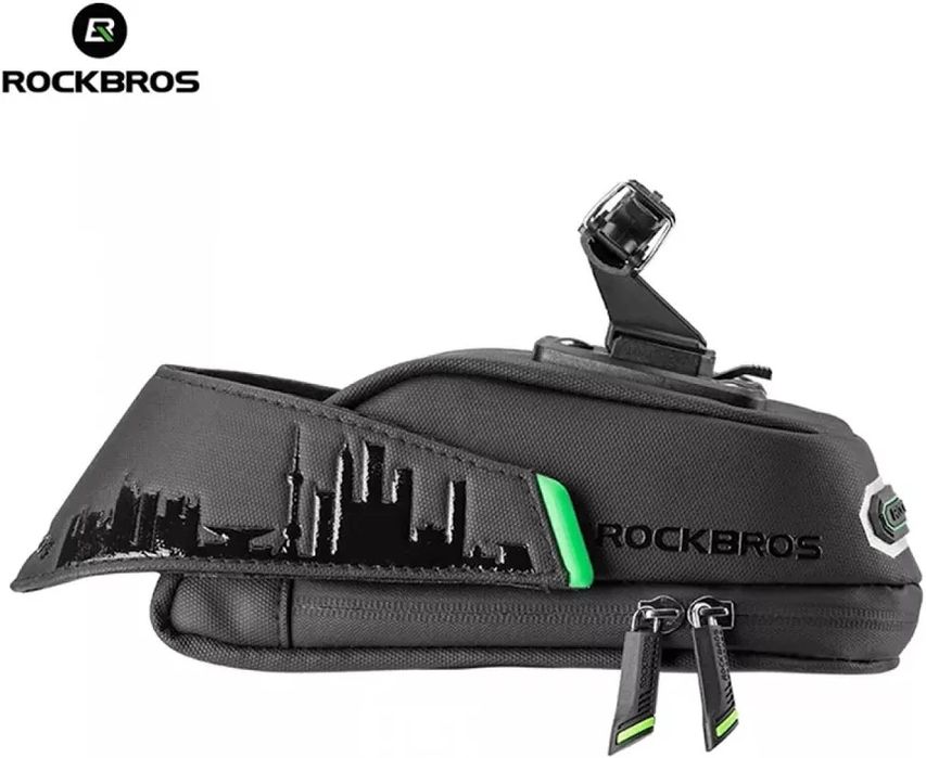 Geanta noua bicicleta impermeabila saddle bag prindere tija sa rockbros cursiera gravel mtb