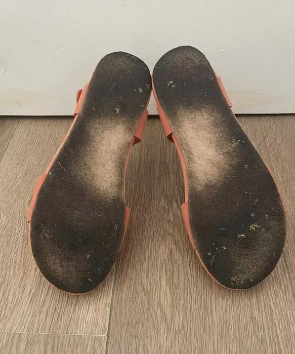 Clarks сандали – оротопедични, велур, №40