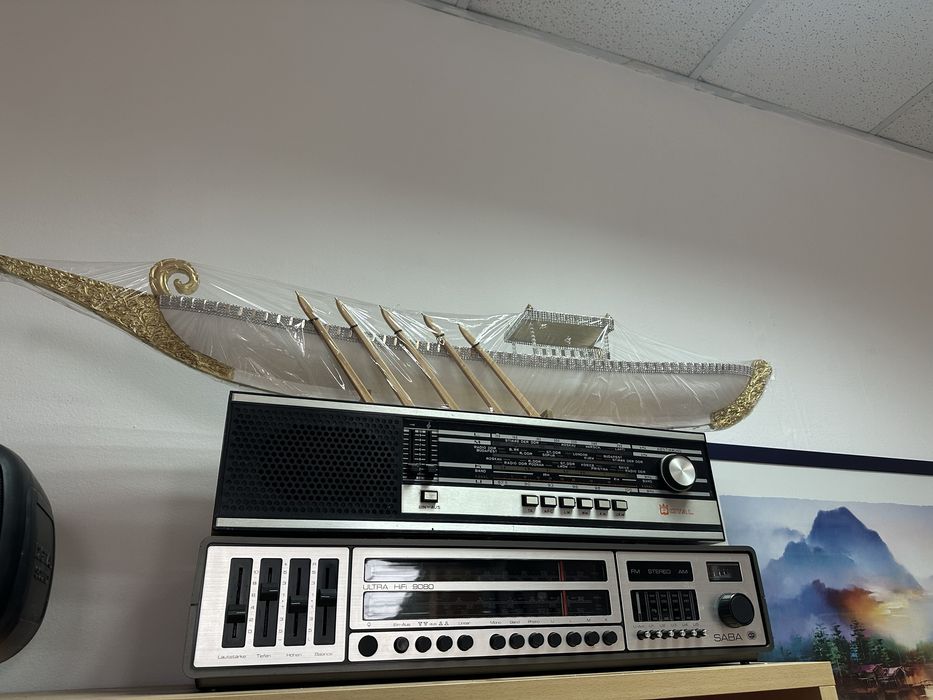 Макет на Лодка  от масивно дърво //Чемшир /