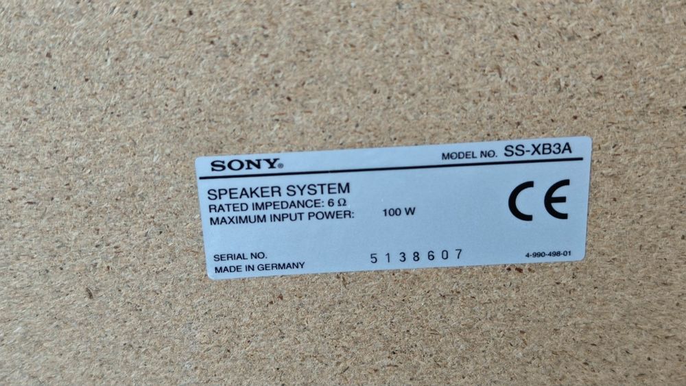 Sistem combina audio SONY  XB3