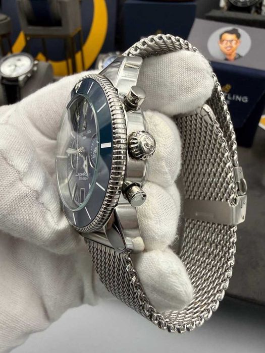 breitling superocean heritage хроно / синьо