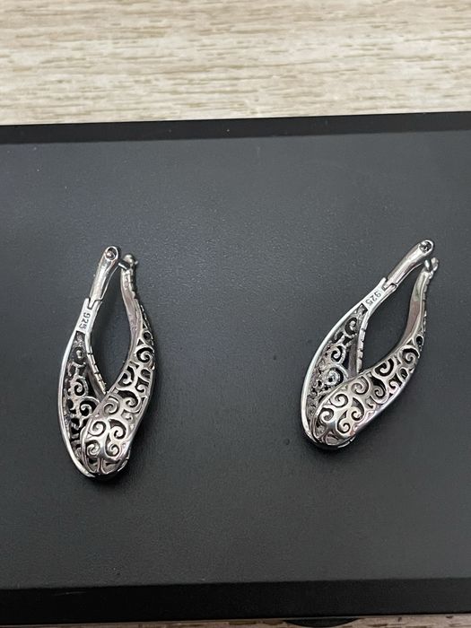 Cercei din argint 925 – Model elegant filigran