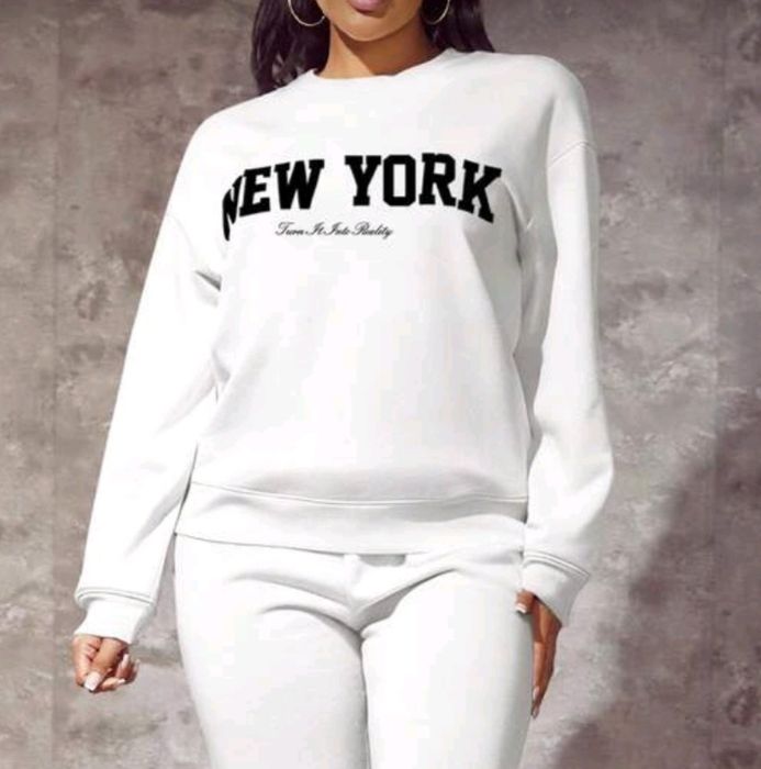 2XL-Tricou alb cu mânecă lungă mărime plus