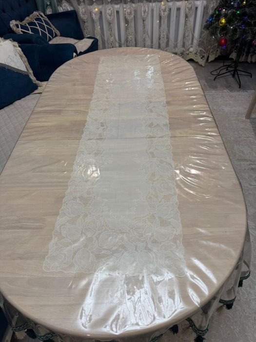 Стол раздвижной с 6 стульями