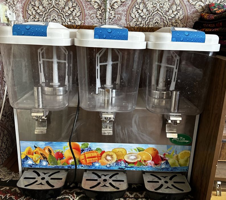 3 ta bakli sharbat dispenser sotiladi