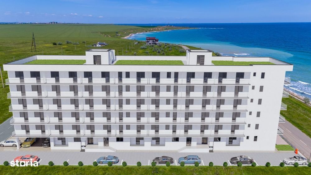 Apartament 32-C2, 2 camere,prima linie cu vedere la mare,Costinesti