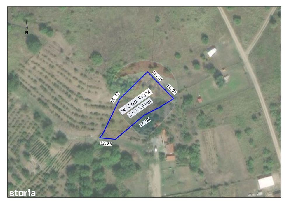 De vânzare teren extravilan, 1.338mp, strada Dealul Mare - Paleu