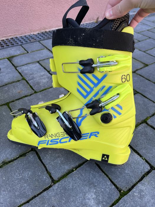 Schiuri copii Volkl Revolt JR 128 cm + clăpari Fischer 24.5