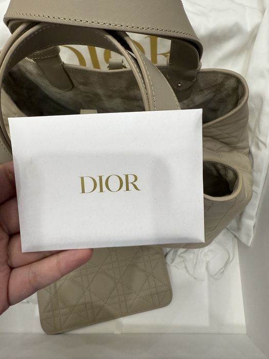 Dior Toujours Vertical Tote Bag Medium