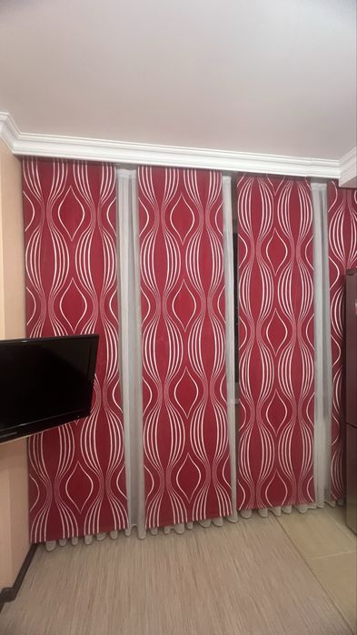 Шторы из плотного льна