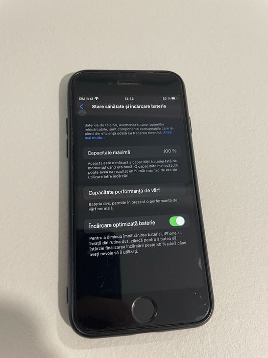 Iphone 8 64 gb, 100% procentaj baterie