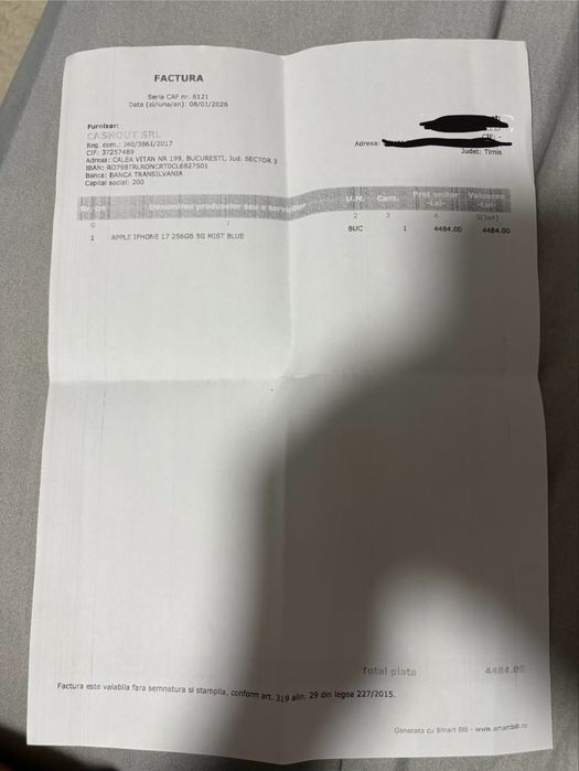 Iphone 17 încă în garanție