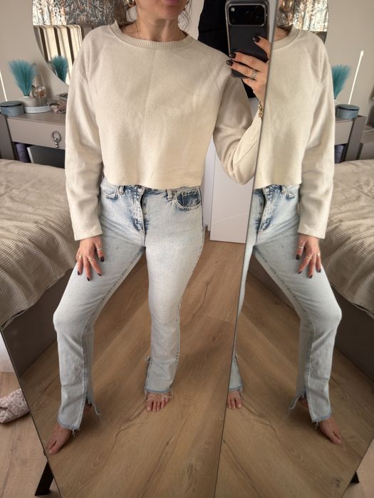 Велурена риза Zara размер С