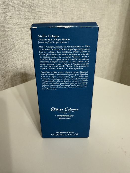 Продам нишевый парфюм Atelier Cologne