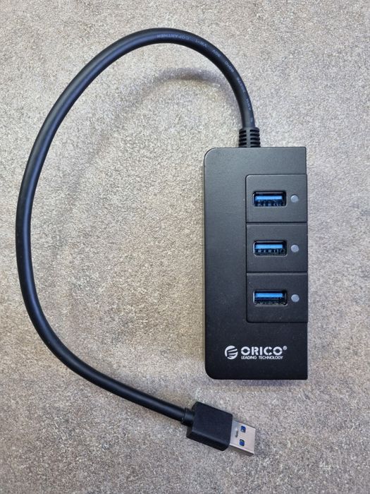 USB Hub cu placa retea RJ-45 Orico HR01