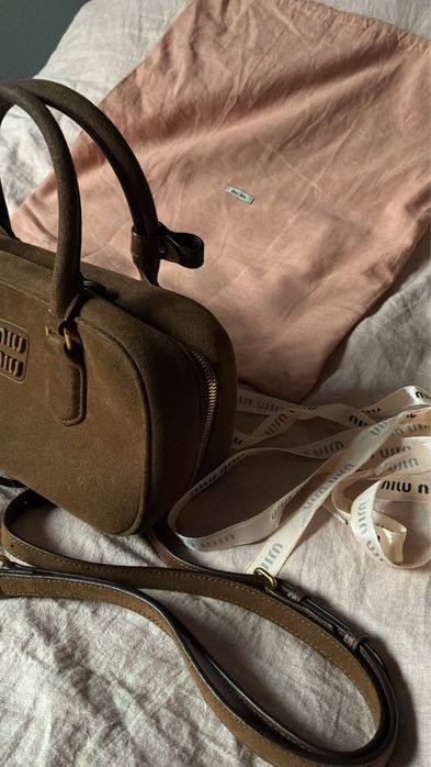 Замшевая Сумка Miu Miu