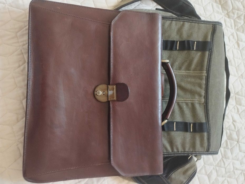 Мъжки чанти оригинал- 1 бр. естествена кожа