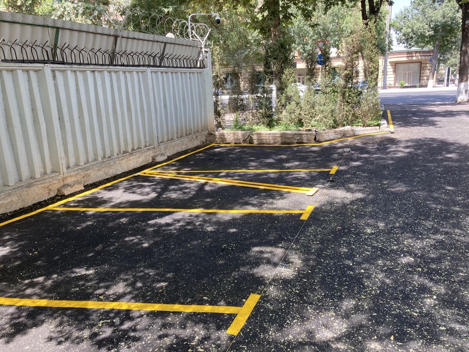 Дорожная Разметка от 6.500 сум.Razmetka.Парковочные места.Пешеходные