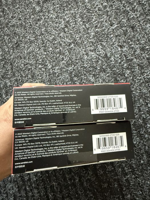 Ssd extern sandisk extreme 2tb v2 nou sigilat original