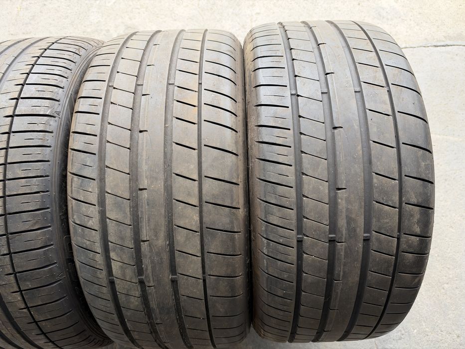4бр. Летни Спорт-Пакет Гуми С Борд 255/45ZR/20 и *MO* 285/40ZR/20 -FALKEN + DUNLOP- DOT:4921+1322- 5.8мм+6.6мм