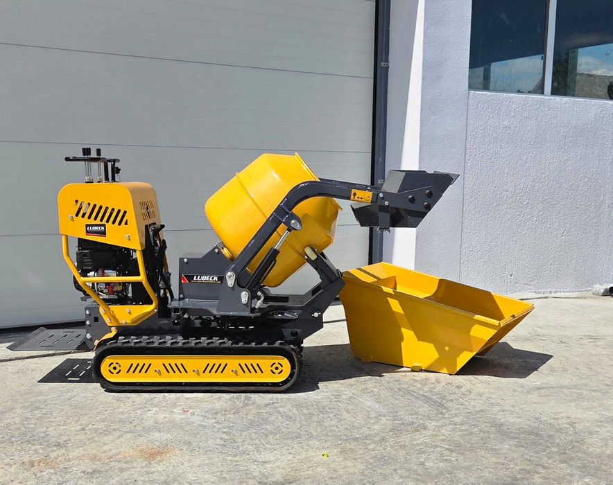 Betoniera pe senile/Dumper Lubeck B-150 -  Nou - Garantie 2 Ani