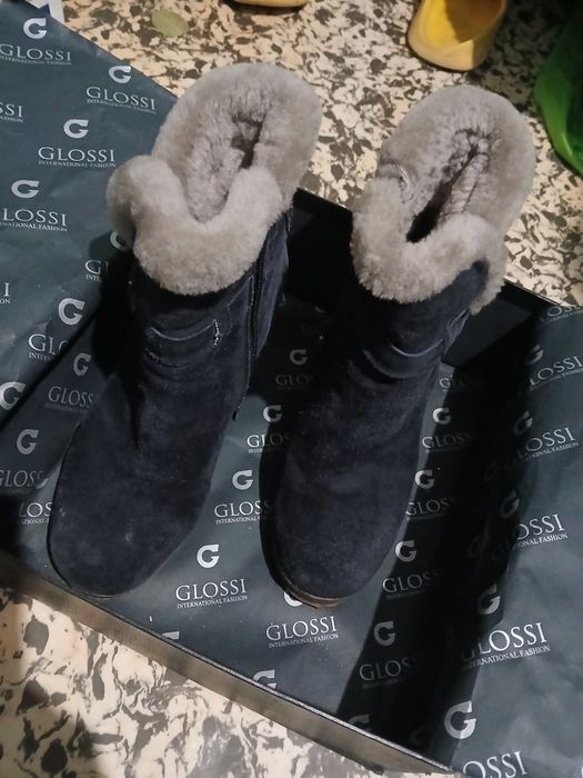 Зимние полусапожки