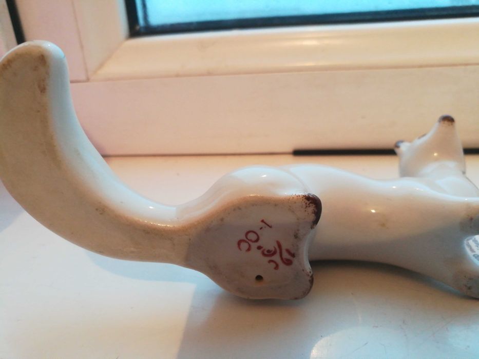 Ласка фарфоровые сувенир СССР