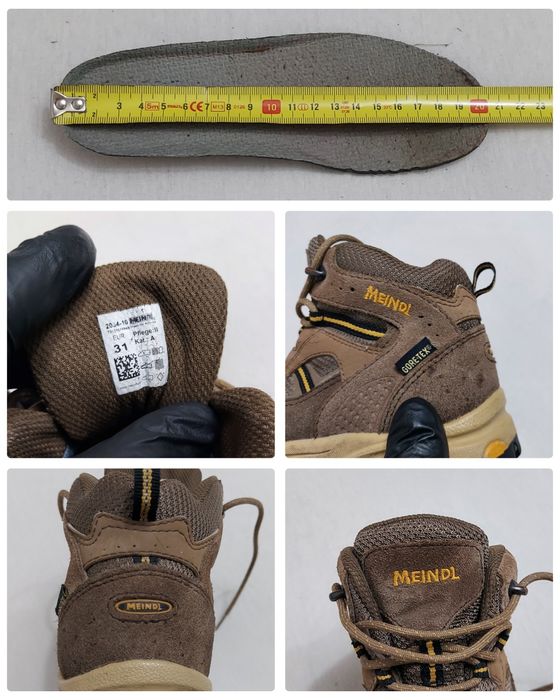 Ghete, bocanci trekking Meindl EDMONTON Gore Tex Dunkelbraun nr. 31 EU