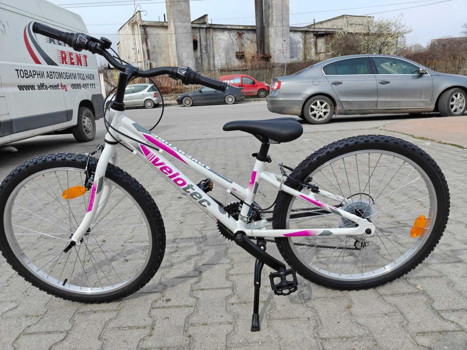 Алуминиев велосипед 24" Velotec Adventure розов