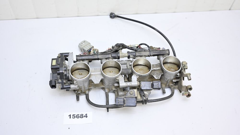 Rampa Injectie Corp Acceleratie Senzori TPS Kawasaki ZX6R 2003 - 2004