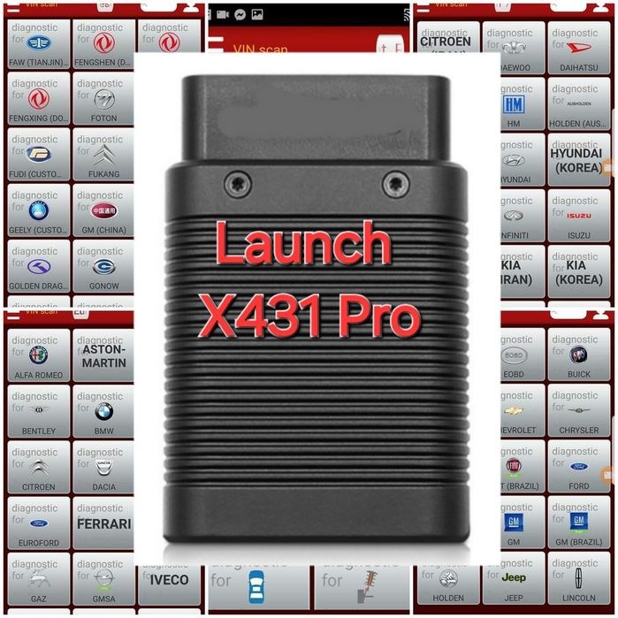 ПРОМО! Launch Mucar с X431 Pro диагностичен софтуер - всички марки