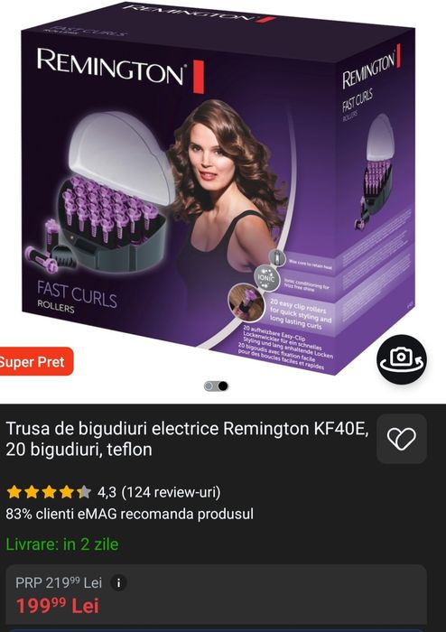 Trusa bigudiuri electrice Remington