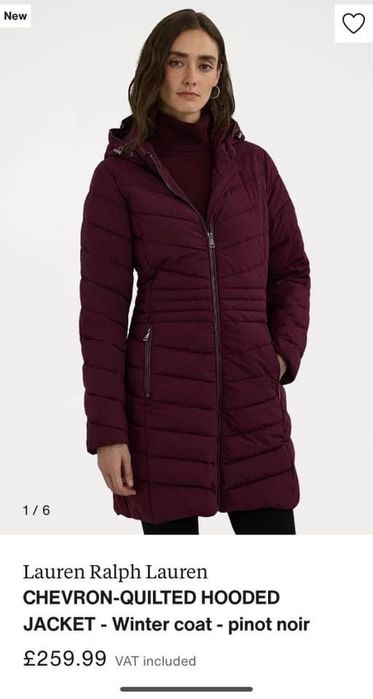 geaca noua Ralph Lauren down cu eticheta dama puf rata