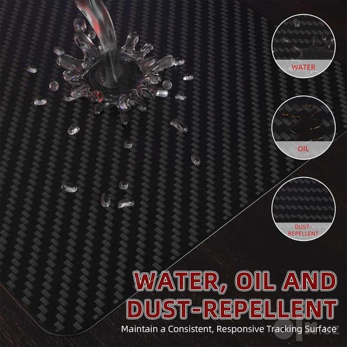 ATTACK SHARK CM04 Genuine Carbon Fiber eSport Gaming Mousepad